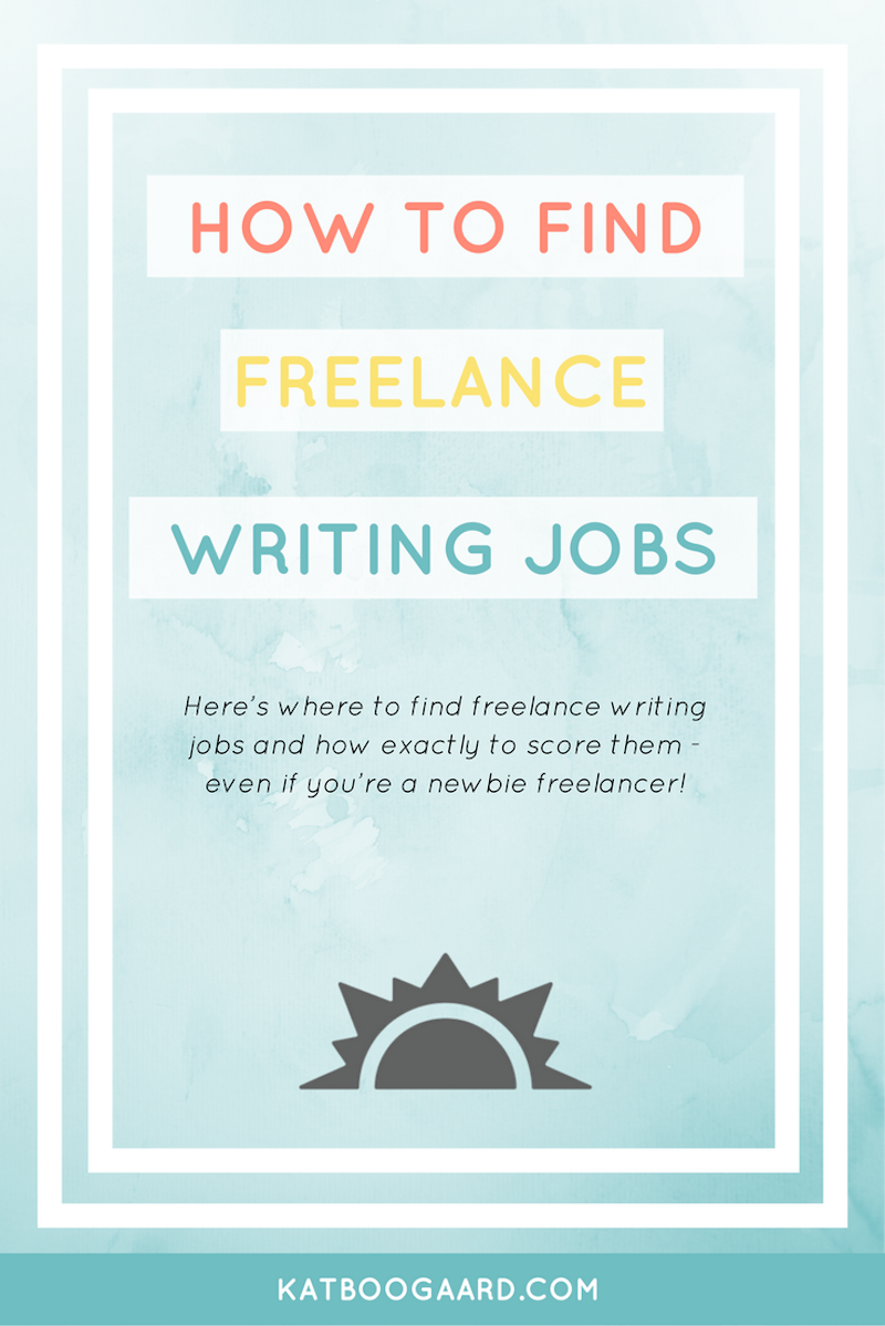 Where To Find Writing Jobs