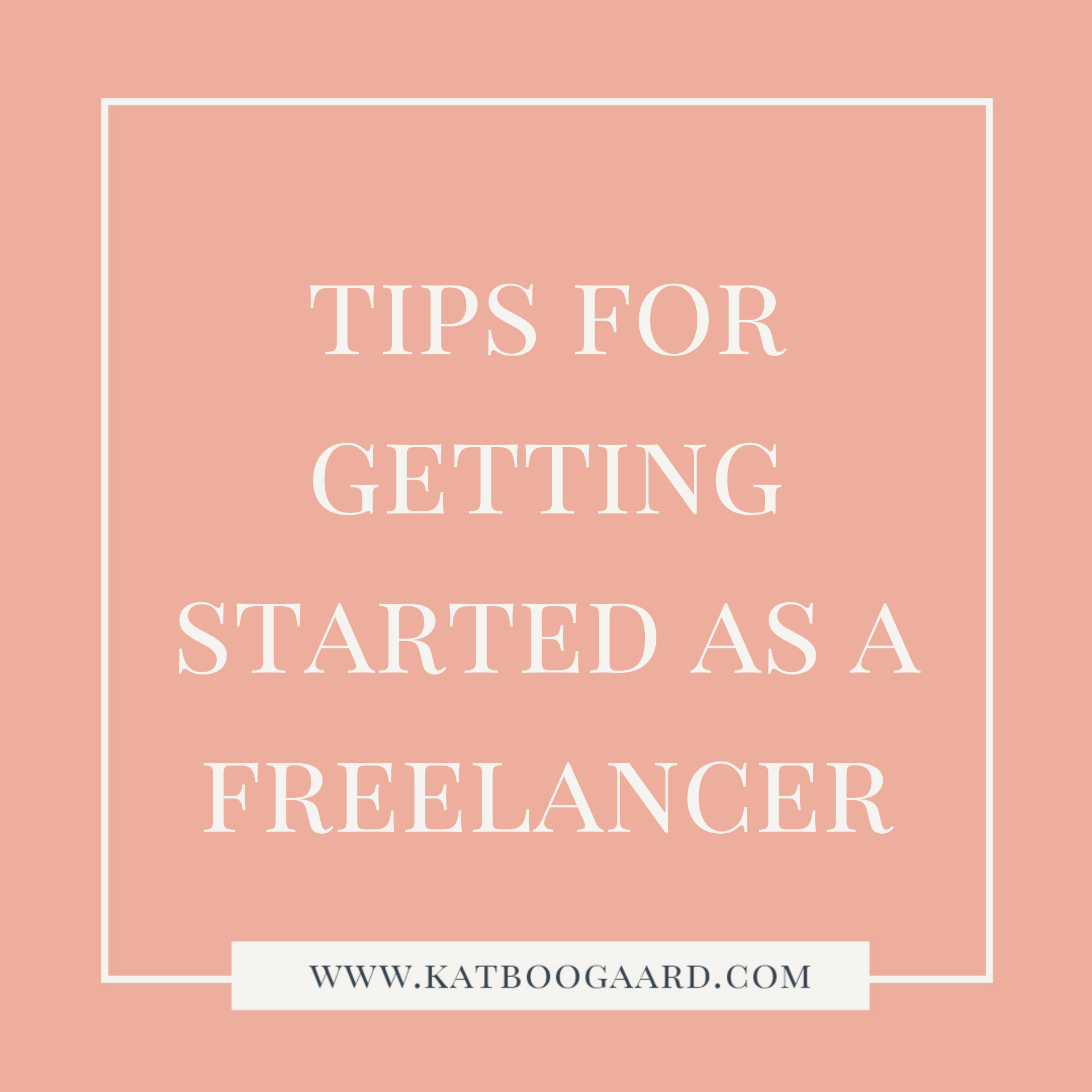 Getting started as a freelancer