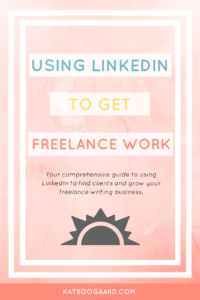 using LinkedIn to get freelance work