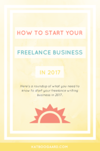 start your freelance writing business