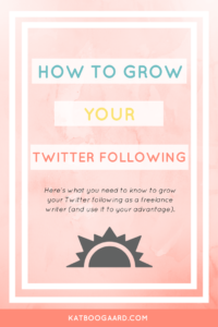 Grow your Twitter following