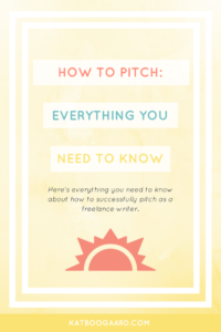 how to pitch