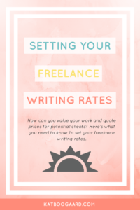 setting freelance rates