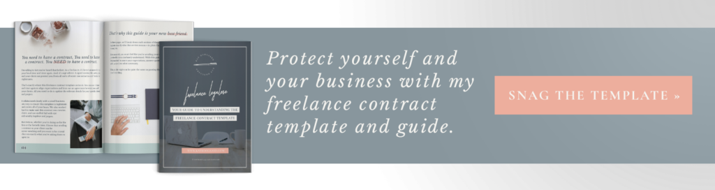 callout for freelance contract template